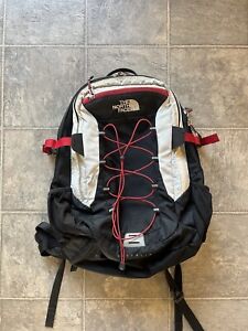The North Face Borealis Backpack Black White Red Book Bag School College Laptop