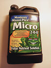 New Monterey Manni-Plex Micro Qt 2-0-0 Foliar Nutrient Solution for Deficiency