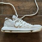 Nike Zoom KD 10 Kevin Durant White Flyknit All White  Size 8.5