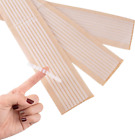 Framendino, 200 Pack Non-Slip Hanger Grips Strips Adhesive Rubber for Wood