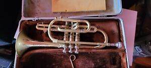 Vintage OLDS Ambassador Brass Trumpet With Hard Case AS IS