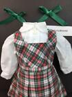American Girl Molly School Plaid Jumper~Blouse~Ribbons~Outfit~Pleasant Comp tag