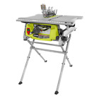 RYOBI 15 Amp 10 in. Table Saw with Folding Stand Powerful Power Saws
