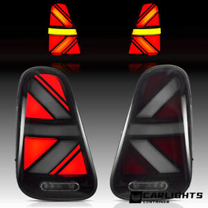 For Mini Cooper R50 R52 R53 2001-2006 LED Tail Lights w/Startup Clear Rear Lamps (For: More than one vehicle)