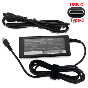 65W Charger for Dell Inspiron 14 7400 7415 2-in-1 USB C Laptop AC Adapter Power