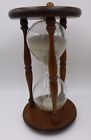 Wooden Hourglass Sand Timer Vintage Maritime Nautical Decor 12