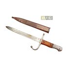 Turkish M1890 WW1 Bayonet with Scabbard - Hooked Quillion