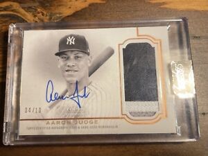 2020 Topps Dynasty Aaron Judge Auto Patch 6/10 Yankees SP Sealed DPA-AJ3