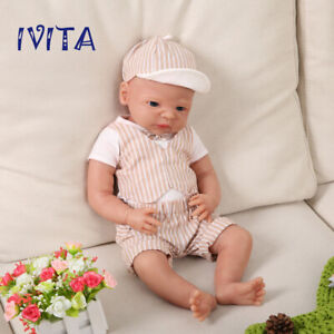 IVITA 21'' Full Body Soft Silicone Reborn Doll Lifelike Baby Boy Toy Gift 5100g