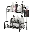 Bathroom Counter Organizer Rack With Toiletries Baskettwo Tier Stainless Steel T