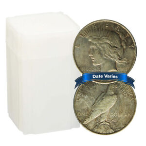 Roll of 20 - $1 Peace Silver Dollars Culls