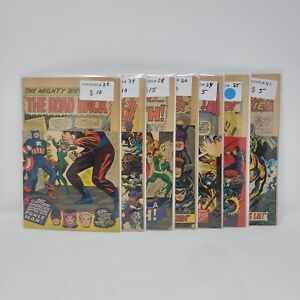 Avengers Silver Age Lot Of 7 Remainder Books #22 #24 #28 #30 #34 #35 #41