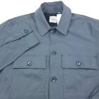 $495 Paul Smith Organic Cotton Slim Fit Shirt Jacket Mens Size Large Blue Gray