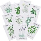 Herb Seeds - Basil, Cilantro, Oregano, Thyme, Parsley, Lavender, Chives