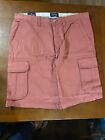 St Johns Bay Mens Red Cortez Cargo Shorts 36 **BRAND NEW**