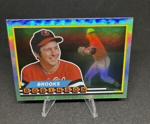 New Listing2021 Topps Archives - 1989 Topps Big Foil Blue #89BF-25 Brooks Robinson, Brooks