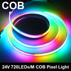 DC 24V COB LED Strip WS2811 RGB IC Addressable Pixel Dream Color Flexible Lights