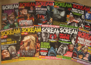 SCREAM  HORROR MAG LOT OF 10   DIFFERENT   UNCIRCULTED !