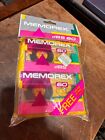 2 Pack New Memorex DBS 60 Cassette Tapes Package Sealed