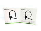 Original Microsoft Xbox Headband Chat Mono Over Ear Headset with Mic (PACK OF 2)