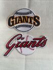 2 San Francisco Giants Vintage Embroidered Iron On Patches Patch Lot 3.5” & 4”