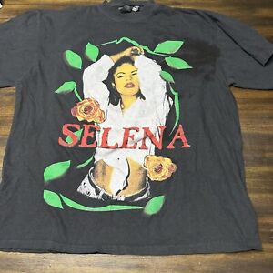 Vintage 90s Selena Rap Tee T Shirt Large READ