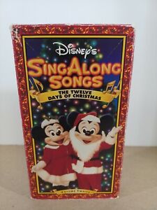 Disneys Sing Along Songs - The Twelve Days of Christmas (VHS, 1997) Vol 12