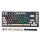 YZ75 75% Hot Swappable Wireless Gaming Mechanical Gateron G Pro Black Black