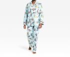 Men's Disney 100 Mickey Mouse & Friends  2pc Button front top w pants Pajama Set