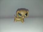 Littlest Pet Shop Tan Dachshund With Pink Polka Dots LPS #909 NO RESERVE *Read*