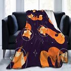 Fox Fleece Throw Blanket Soft Lightweight Warm Cozy Plush Blanket for Couch B...