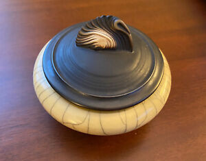 New ListingStudio Pottery Lidded Jar Artist Signed