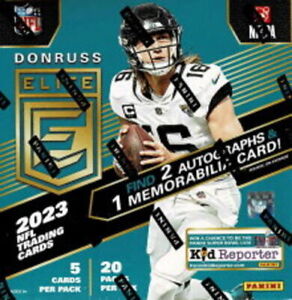 NFL 2023 PANINI DONRUSS Elite Hobby Football Box Factory Sealed Cards Autographs