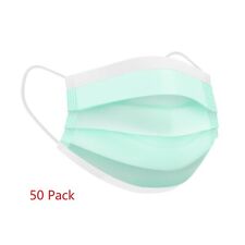 100PCS Disposable Face Masks Breathable Non-woven Mask Facial Mouth Cover 5color