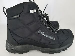 Columbia Firecamp Boots Men's Size 11D Black/City Grey  Excellent Condition