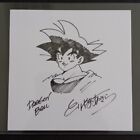New ListingDragon Ball Goku Sketch Akira Toriyama Printed Autograph Signed Art Card Print
