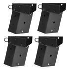 Iron Forge Tools Deer Stand Brackets 4x4 Inch Black Powder Coated Steel Tree ...