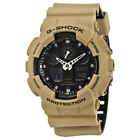 Casio G-Shock Black Dial Men's Sand Beige Sports Watch GA100L-8A