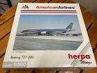 Herpa Wings American Airlines Boeing 777-200 1/200 Used Stored for a long time