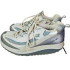 Skechers Shape Ups Womens White Blue Athletic Toning Sneakers 11803 US 8.5 SN
