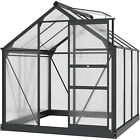 Polycarbonate Greenhouse Heavy Duty Outdoor Aluminum Walk-in Green House Kit Ven
