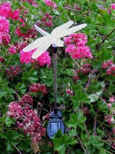 2 pcs Dragonfly Garden Solar Stake Light Outdoor Landscape Color Change Light