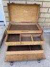 Vint Wooden HOFFMAN’S PLY KIT  Tackle /Storage Box Tool Box with Drawers