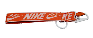 Nike Key Holder Wrist Lanyard Safety Orange/White