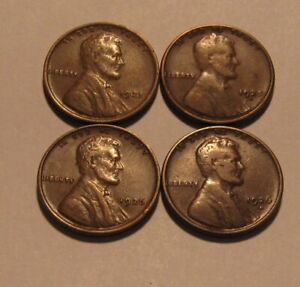 1925 1925 S 1926 1926 D Lincoln Cent Penny - NICE Mixed Condition - 20SA