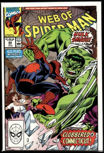1990 Web of Spider-Man #69 Marvel Comic