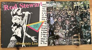 New ListingROD STEWART 2LP Lot 1982 Absolutely Live & Night On The Town (German Import)