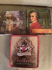New ListingLOT OF 3 SETS OF CLASSICAL MUSIC CDs BY MOZART HAYDN BEETHOVEN: SEALED-BRAND NEW