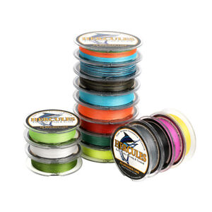 HERCULES 6 lb Test Strong Wear Resistance PE Braided Fishing Line 4 Strands