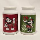 Mickey and Minnie Christmas Salt and Pepper Shakers Zak! Caroling Together 10055